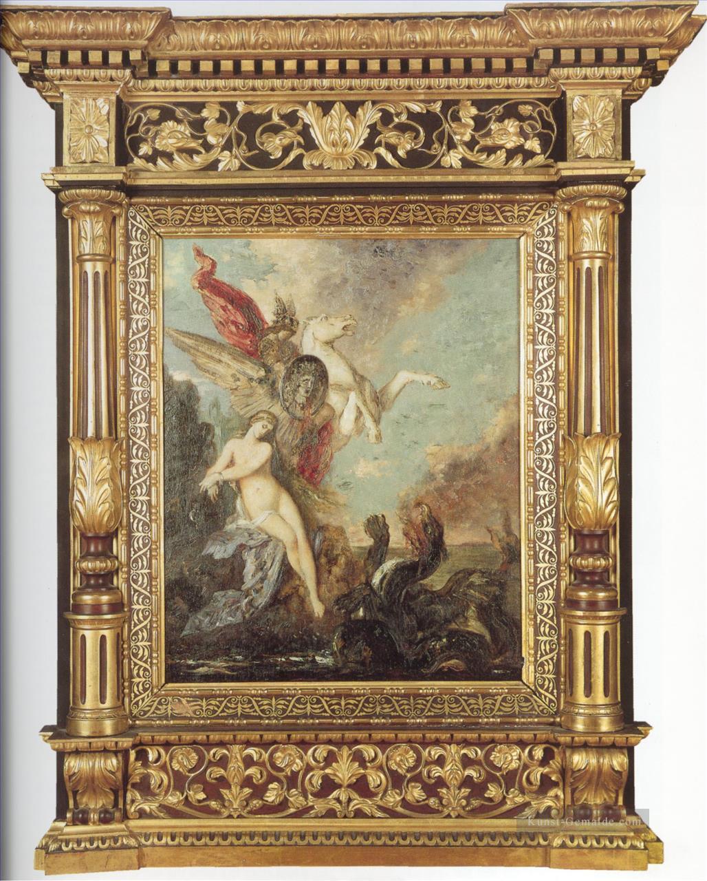 andromeda Symbolismus biblischen mythologischen Gustave Moreau Ölgemälde